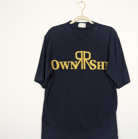 Vintage Ownership Navy Embroidered Graphic Tee - Picture 3 of 6